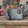 Plaque funéraire guitariste 11 Plaquedeces.fr